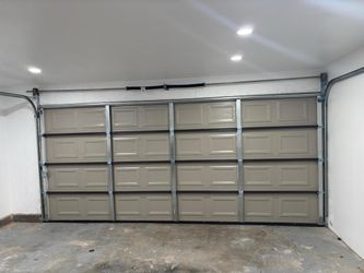 Overhead Garage Door Broken Spring Opener Off Track Adjustment Replace And Parts