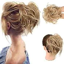 Messy Blonde Bun