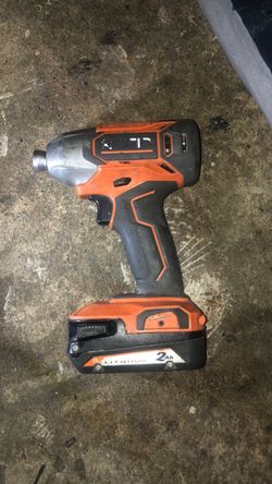 Cordless Impact Driver with 2Ah Battery