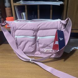 Reebok Infused Lilac Eve Crossbody Handbag