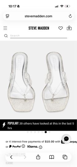 Steve Madden Kitten Heels Shoes in Clear Jelly