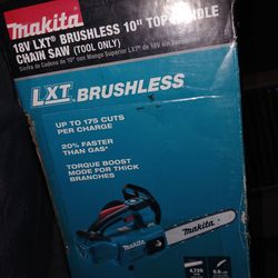 Makita 18v chain saw 10 inch