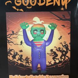 6ft Halloween Inflatables Outdoor Decorations LED Blow Up