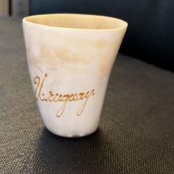 Uruguay antique 3 1/2 Inch Horn Drinking Vessel