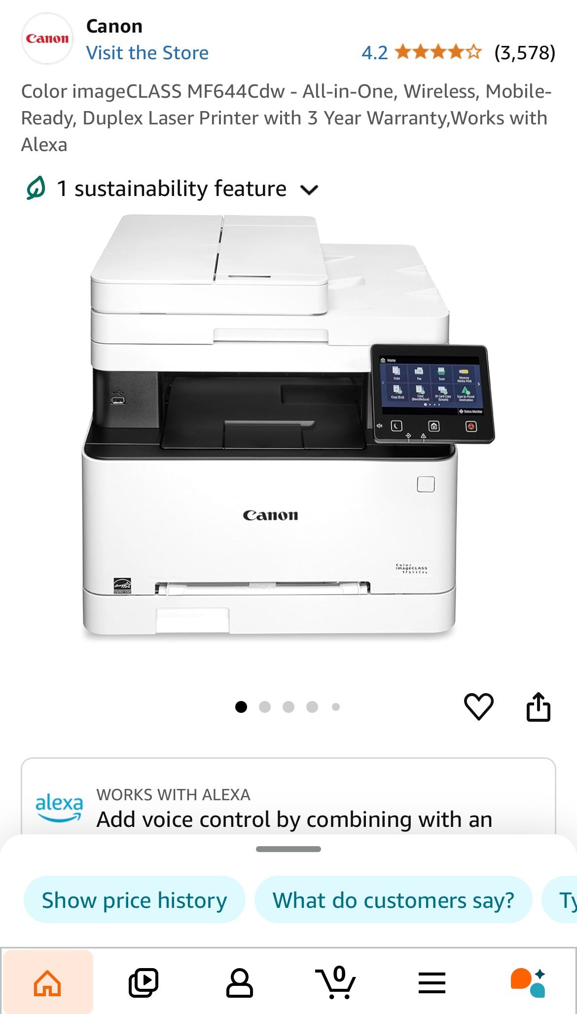 Canon printer used like new
