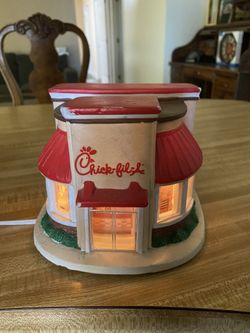 Chik-Fil-A  Lighted Santa’s Porcelain Restaurant 