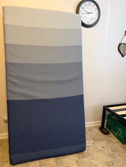 Twin Mattress Blue Gray Ombre