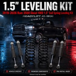 🔥 2019-2026 RAM 3500 DIESEL 4WD 1.5'' COIL SPRING LEVELING KIT 🔥