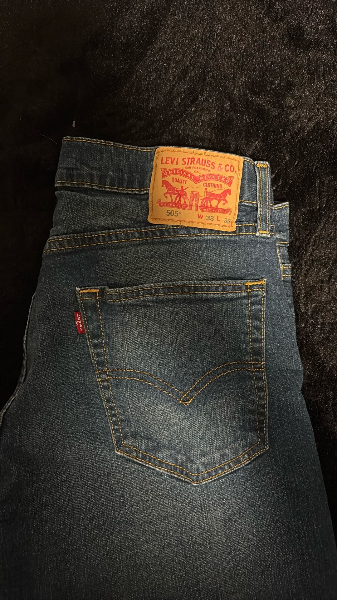 Blue Levi 505’s
