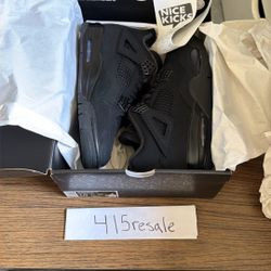 Air Jordan 4 Retro Black Cat 2025 Nike