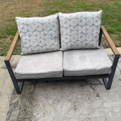 Metal Outdoor Love Seat