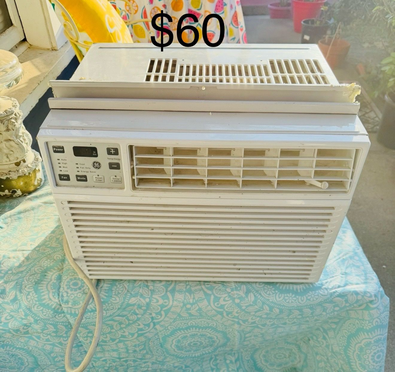 ROOM SIZE AC A/C AIR CONDITIONER GREAT CONDITION WORK GOOD GE GENERAL ELECTRIC 6000 BTU 115V