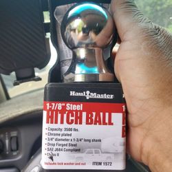 1-7/8 Ball Hitch Chrome For Truck Or Car.