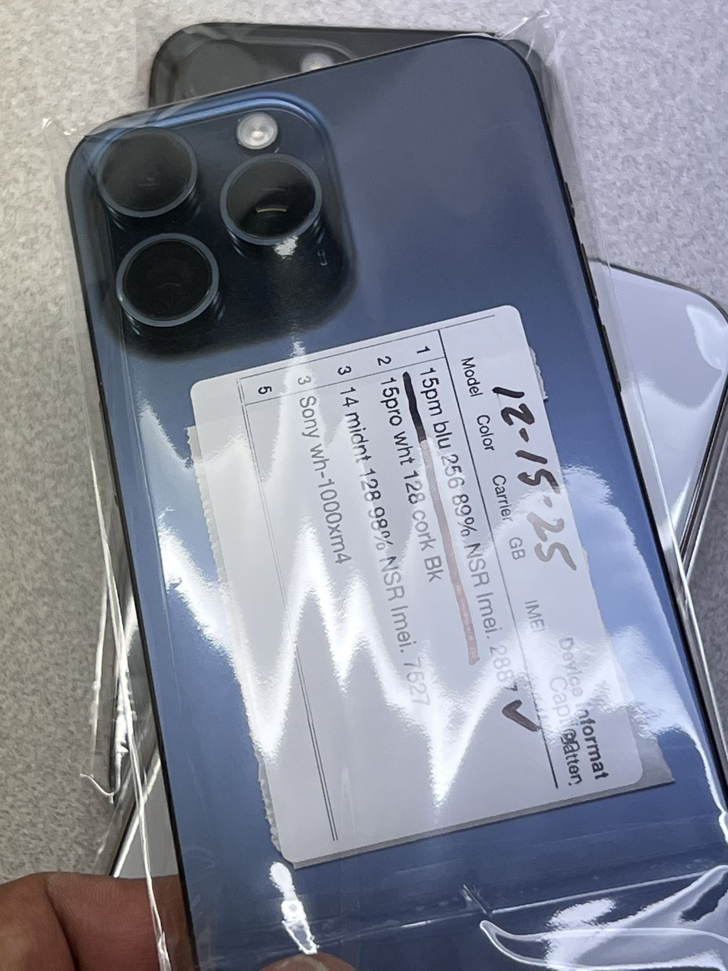 Apple iPhone 15 Pro Max 256gb Blue Unlocked