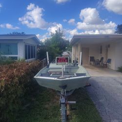 Sea Ark All Weld Bass Boat. 