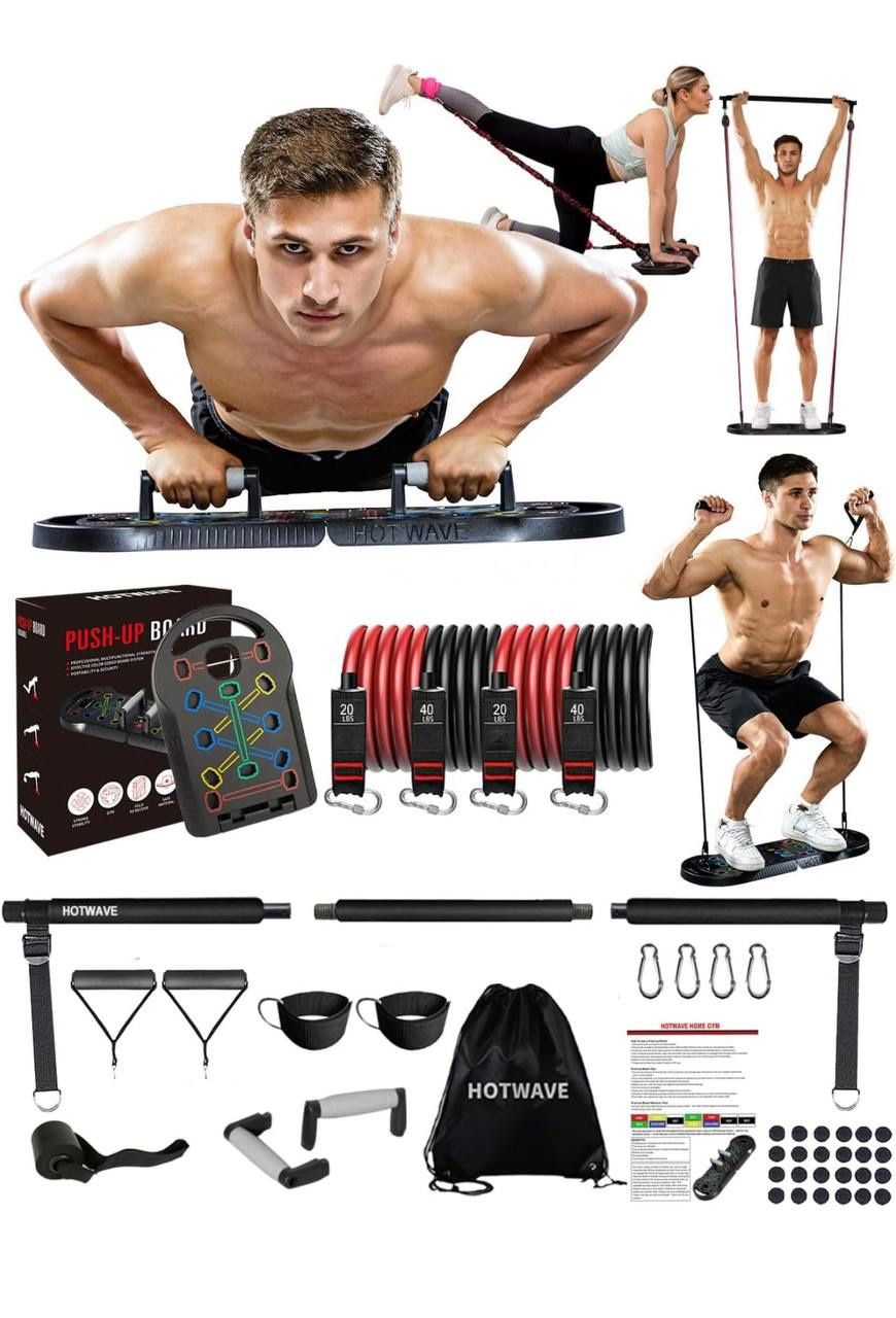 Push Up Board Fitness, Portable Foldable 20 in 1