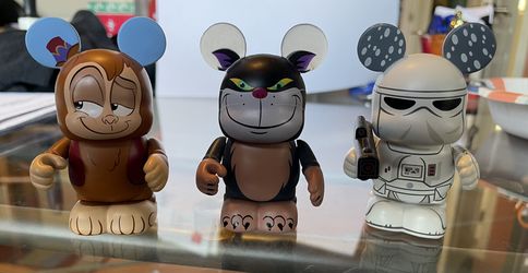 Vinylmation 3” Abu (Aladdin), Lucifer (Cinderella), Stormtrooper (Empire Strikes Back) 