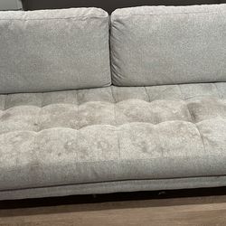 Grey Mid-Century Modern Couch