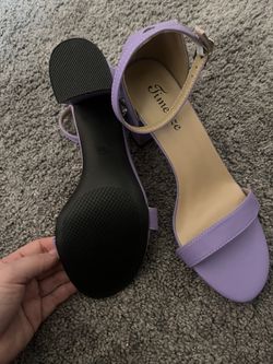Chunky Lilac Heel