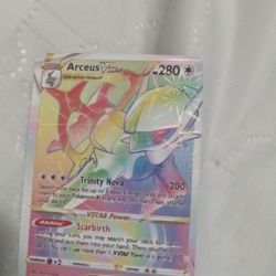 Arceus V Max Card