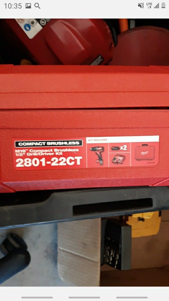 Compack brushless drill driver kit