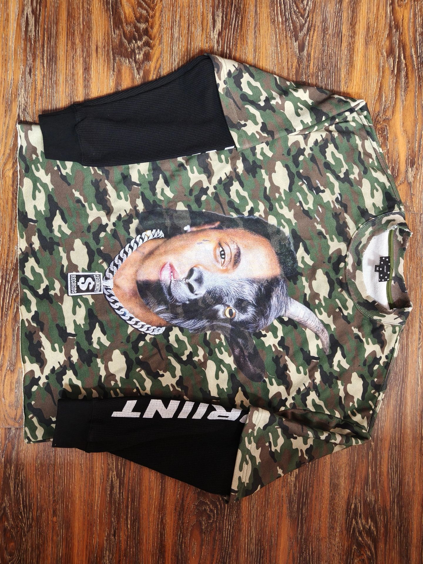 Lil Wayne GOAT Long Sleeve Shirt Camo