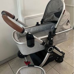 Mompush stroller combo