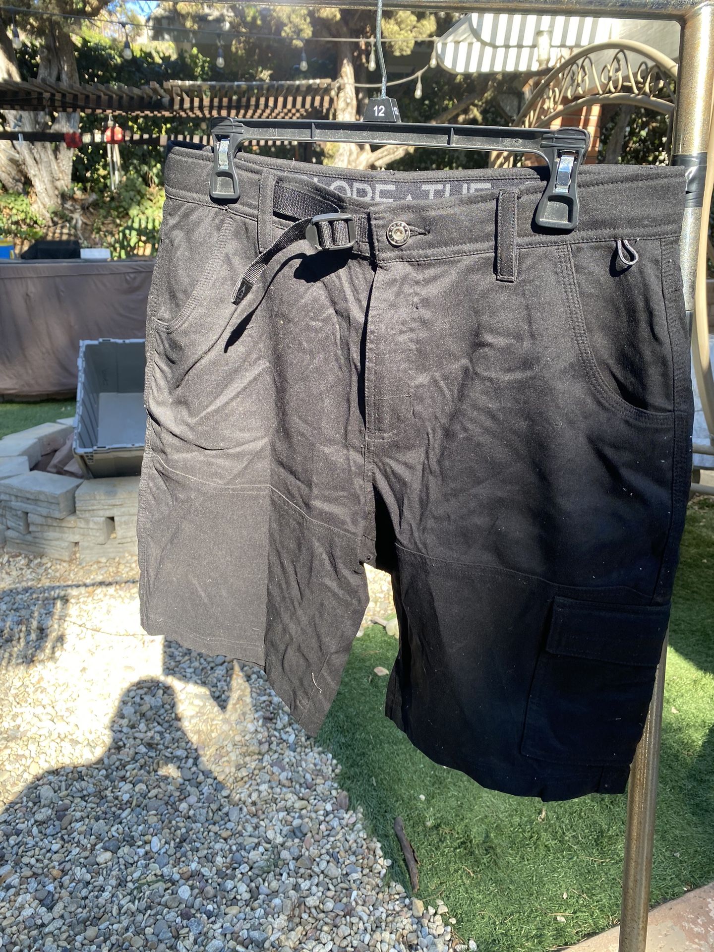$1 Gerry Black Shorts, Size 32, Good Condition