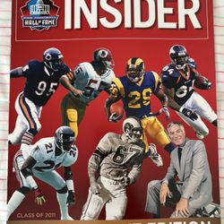 Vintage 2011 Pro Football Hall of Fame Insider Magazine