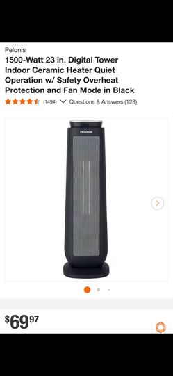 Heater W Fan And Timer Tower 