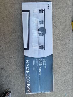 Hampton Bay 4 - light vanity fixture