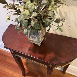 A Hall Way Half Moon Console Table
