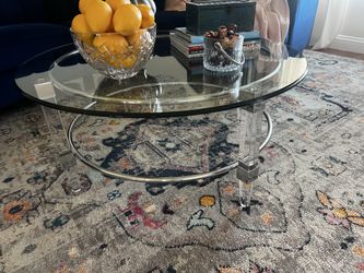 Round Glass Table
