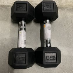 *Brand New* 15lb Dumbbells