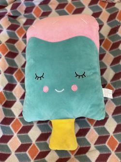 Cute Blue And Pink Ice cream Plush 