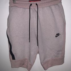 Pink Nike Tech Shorts (Size: Small)- $50