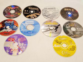Vintage PC MAC DOS Video Games Drakan Silent Hunter Heretic Panzer 2 Set