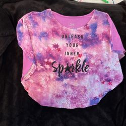 Justice Size 12 Poncho Shirt 