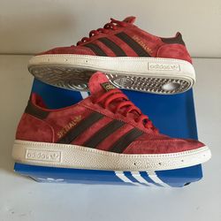Adidas Spezial Handball Shoes Men 6.5 Scarlett/Red/White