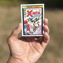 🃏 1990 Marvel Universe Card #125 X-Men #1 (Most Valuable Comics)