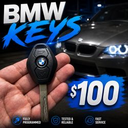BMW KEYS PROGRAMMED $100 E46 E39 X5 X3