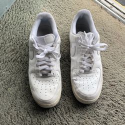Nike Air Force 1 White Color Men’s Size 11, $29