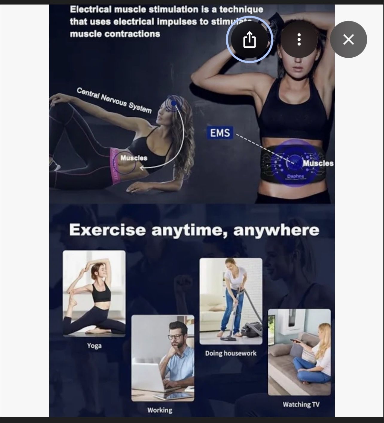  Sm9065 Fitness Belt Ems Ab Stimulator 8 Modes 19