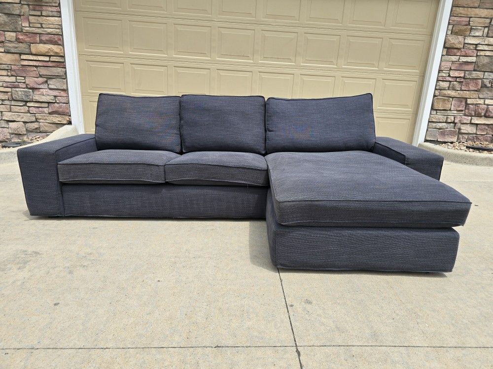 Gray Ikea Kivik Sectional Sofa- Free Delivery