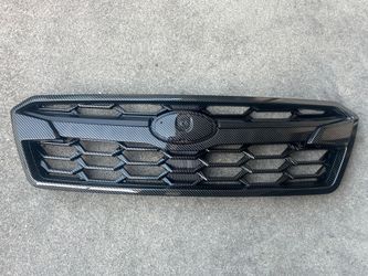 91122FL100 Grille Assembly Carbon Fiber Style Fit For Subaru Crosstrek 2018-2020