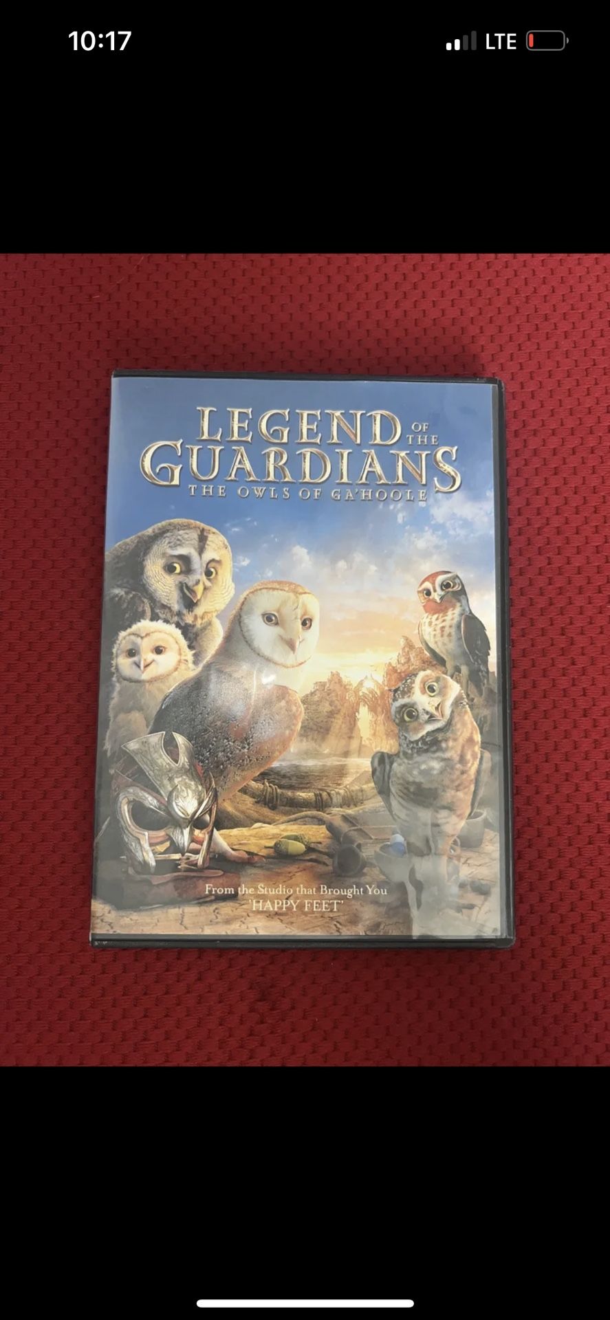 Legend of the Guardians: The Owls of Ga'hoole (DVD, 2010)