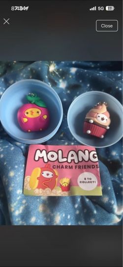 Molang Charm Friends Figures – Set of 2