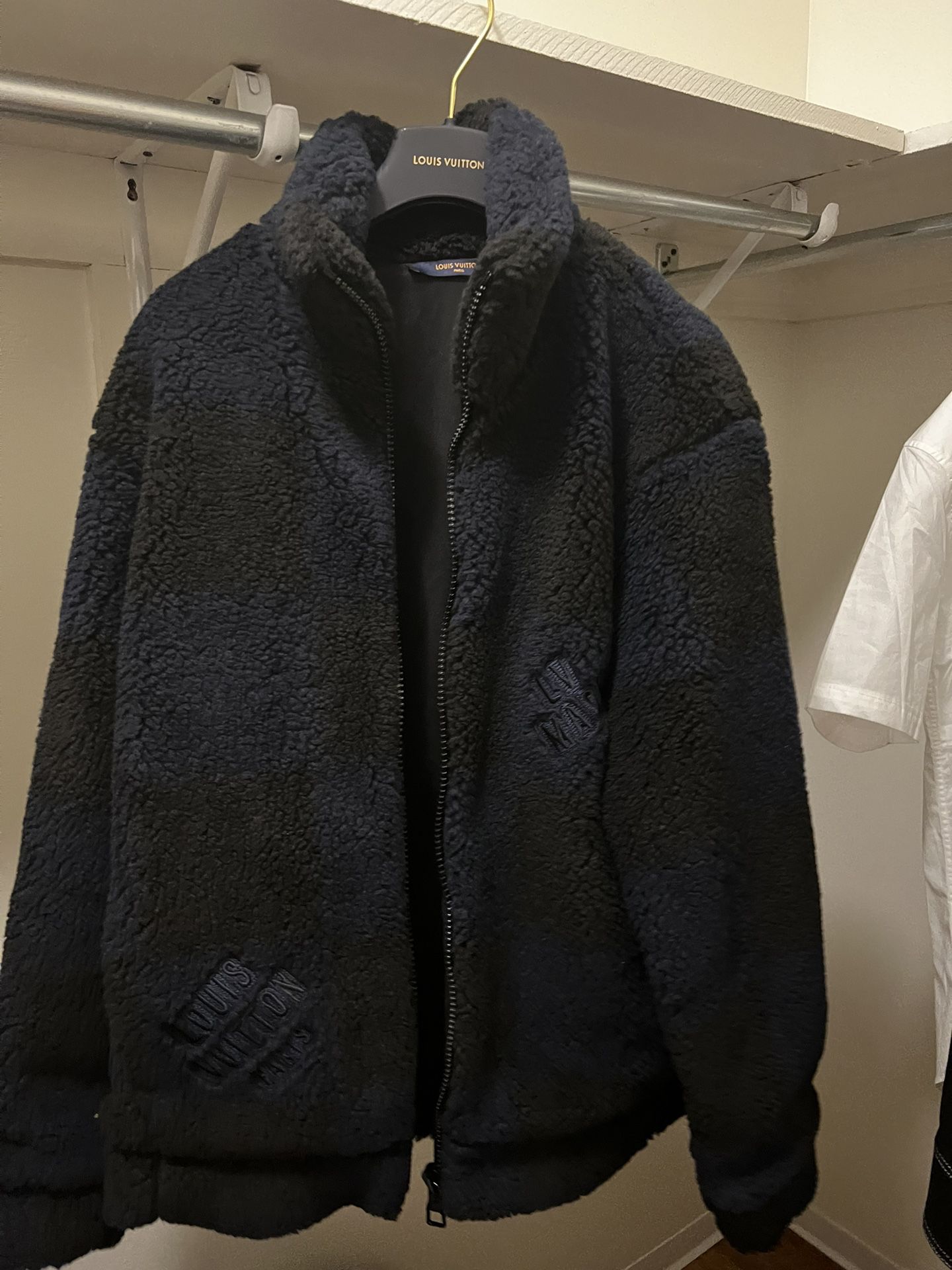 Louis Vuitton X Nigo Jacquard Damier Fleece Blouson S0 size for