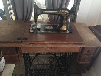 Antique singer sewing machine