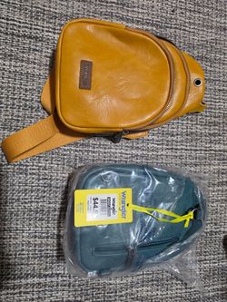 New sling purses Wrangler turquoise or yellow